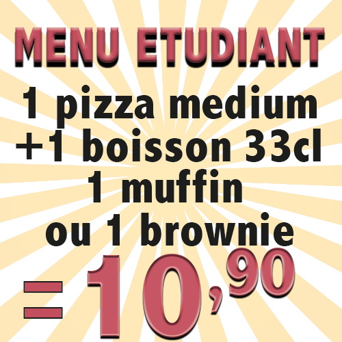 MENU ETUDIANT